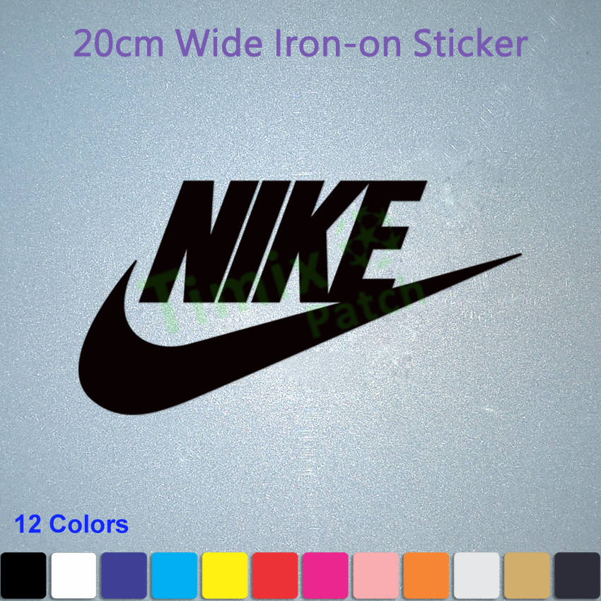 nike logo iron on