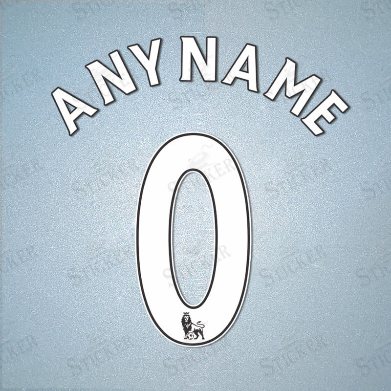 Bergkamp #10 2005-2006 Arsenal Player Size PREMIER LEAGUE Gold Nameset Printing 