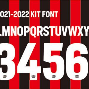 Bayer Leverkusen 2021-2022 Kit Font