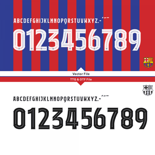 FC Barcelona 21-22 Font