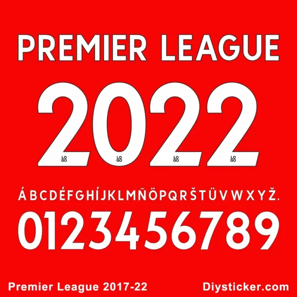 Premier League 2021-2022 Kit Font Vector Download