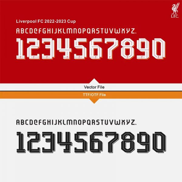 Liverpool Cup 2022-23 Font
