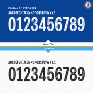 Chelsea 2022/23 Font
