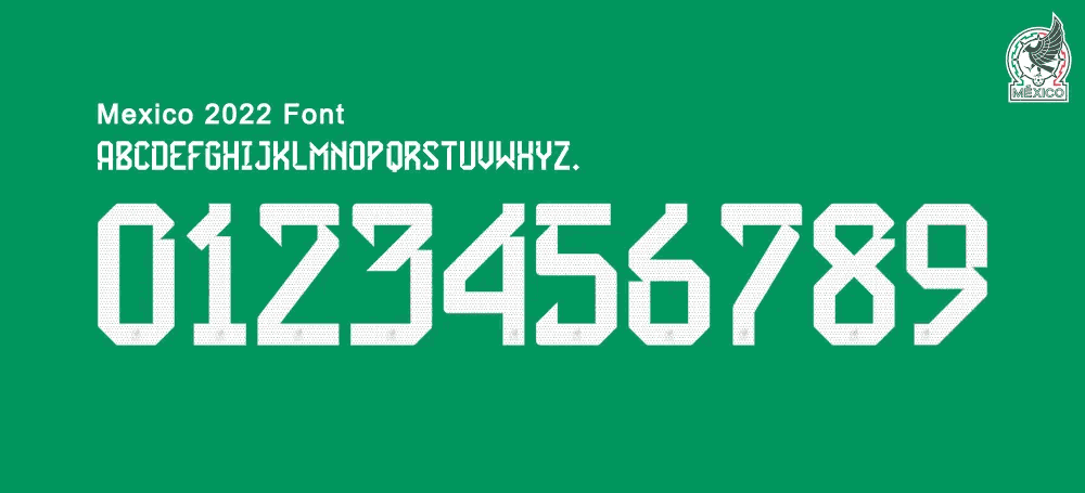 Adidas Mexico 2022 Font