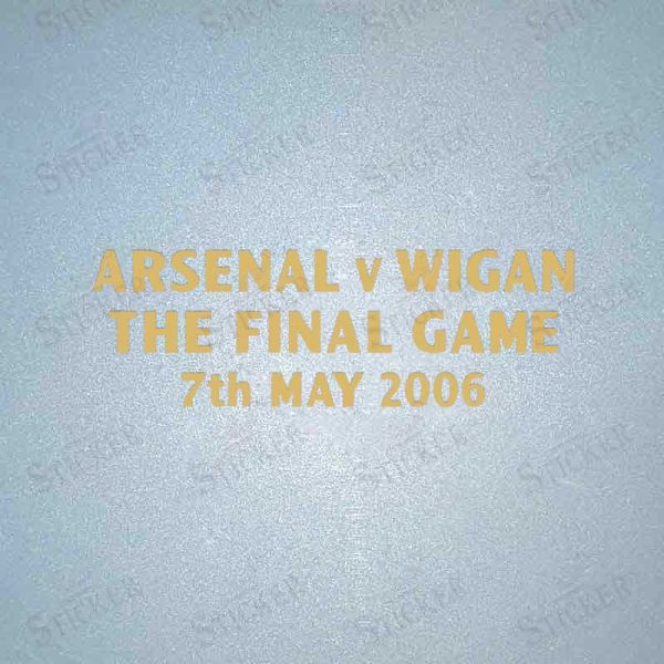 Arsenal vs wigan 2006