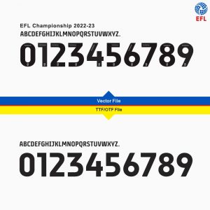 EFL Championship 22-23 font