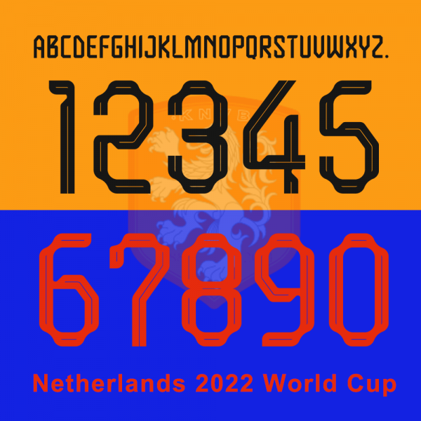 Netherlands 2022 World Cup-Font