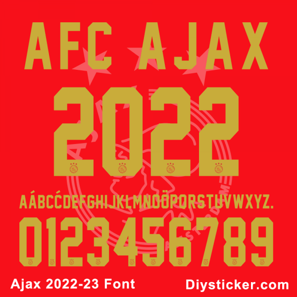 AFC Ajax 2022-2023 Font