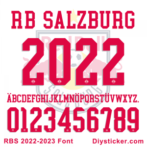 RB Salzburg 2022-2023 Font