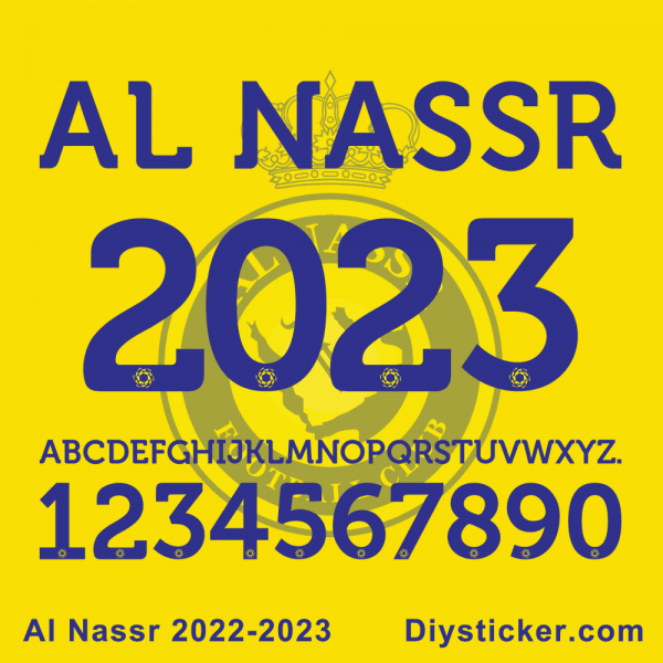 Al Nassr 2022-2023 Font