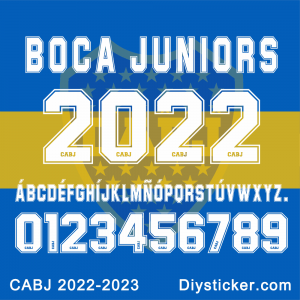 Boca Juniors 2022-2023 Font