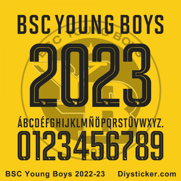 BSC Young Boys 2022-2023 Font