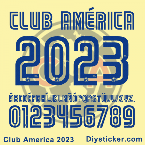 Club América 2023 Font