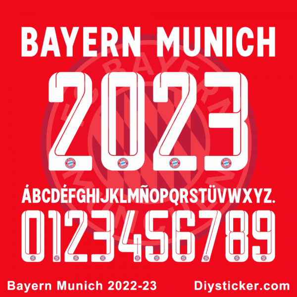 Bayern Munich 2022-2023 Font
