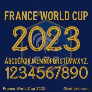 France World Cup 2022 Font