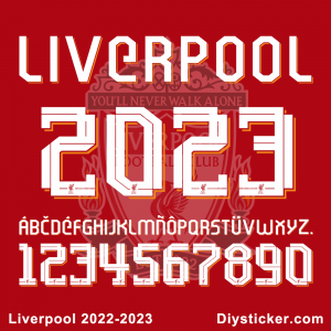 Liverpool 2022-2023 Font