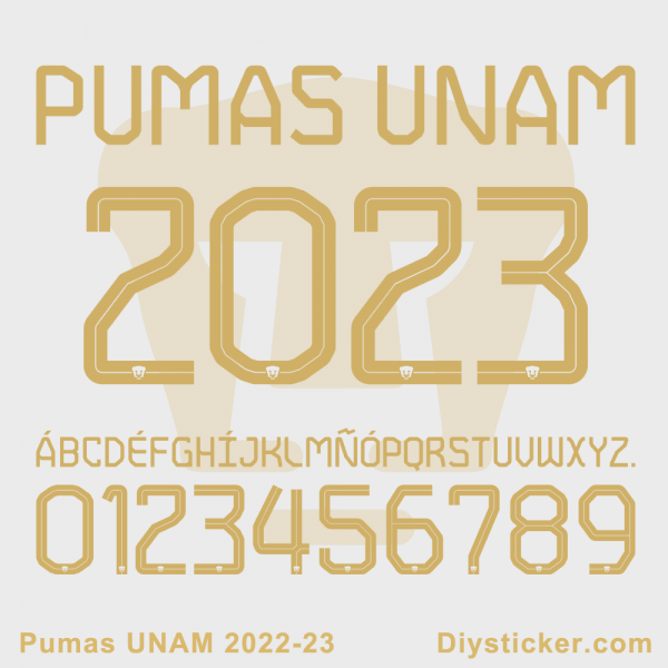 Pumas UNAM 2022-2023 Font