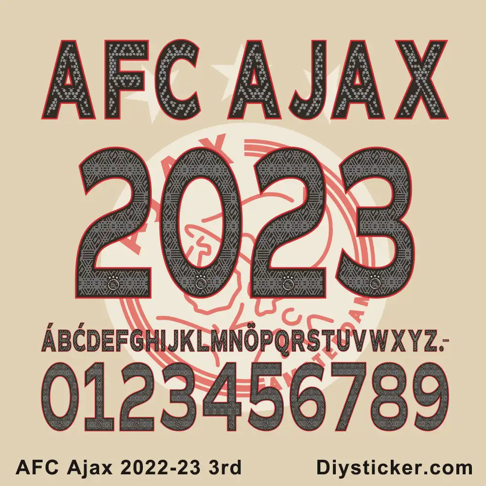 AFC Ajax 2022-2023 3rd Font