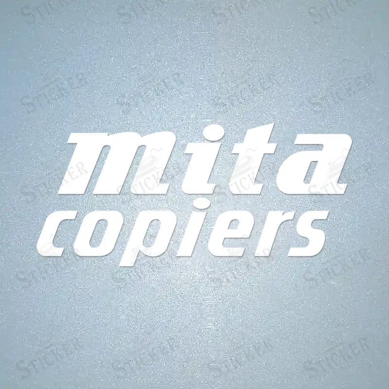 Mita copiers Sponsor Patch White