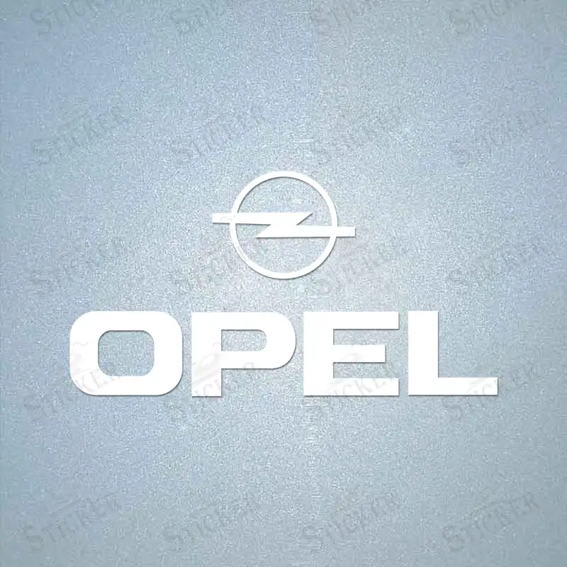 Opel sponsor patch white
