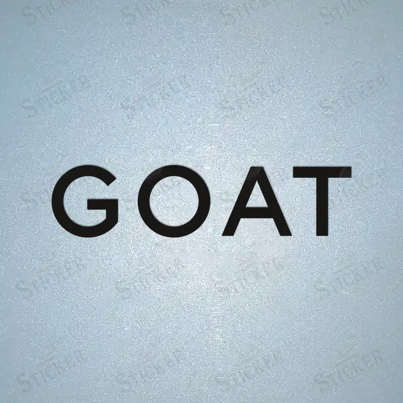 PSG Goat sponsor patch black