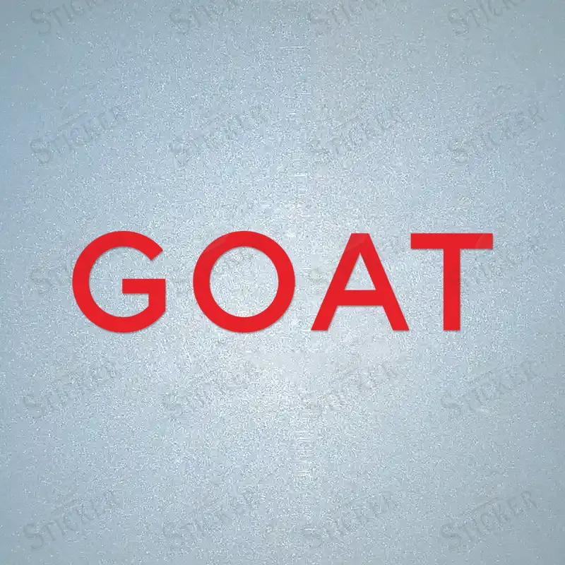 PSG Goat sponsor patch red