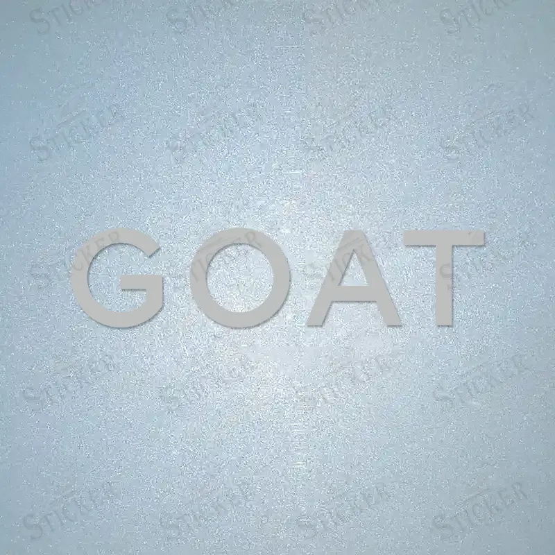 PSG Goat sponsor patch silver