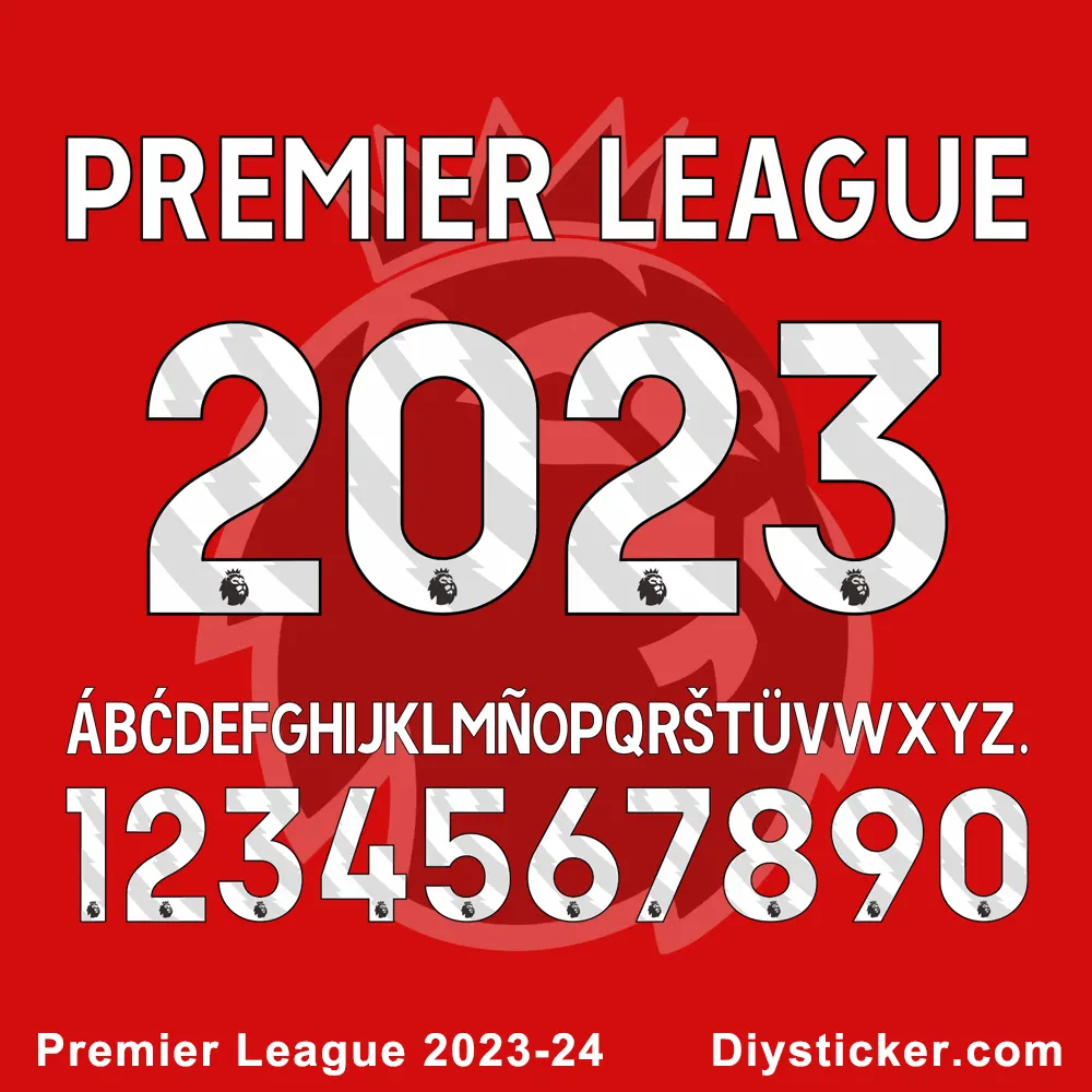 Premier league 2023-2024 Font