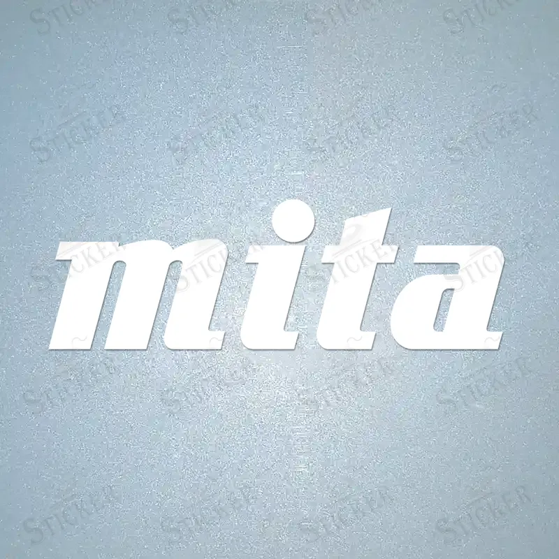 mita sponsor patch white