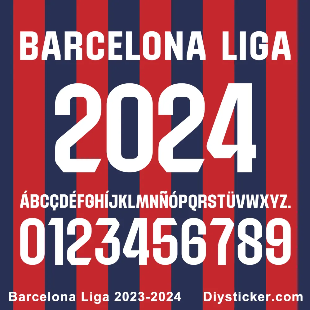 Barcelona liga 2023-2024 Font