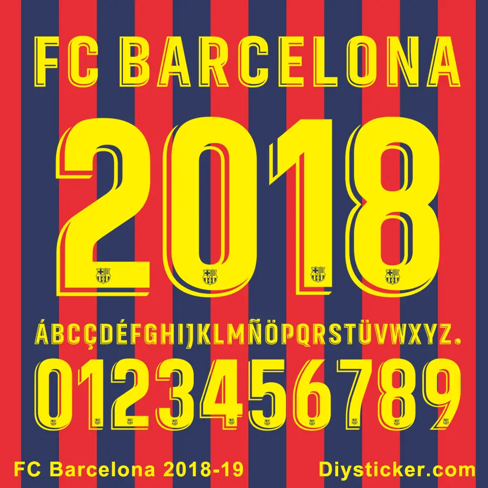 FC Barcelona 2018-19 Font
