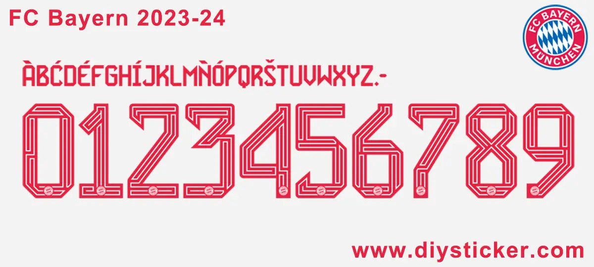 FC Bayern 2023-2024 Font