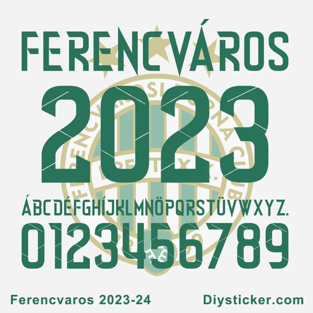 Ferencvaros 2023-24 Font