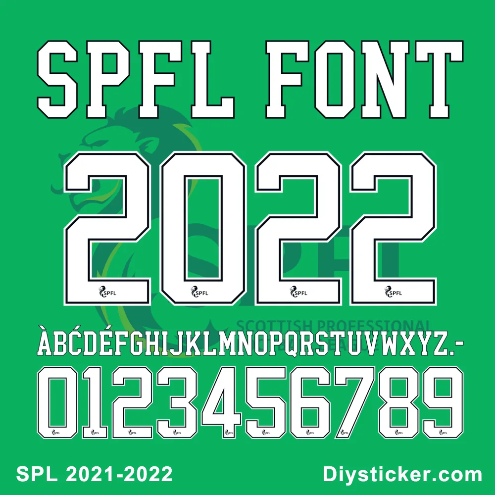 SPL 2021-22 Font