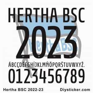 Hertha BSC 2022-2023 Font Download
