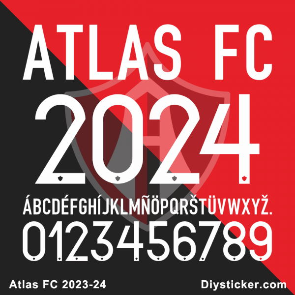 Atlas 2023-2024 Font Vector Download.