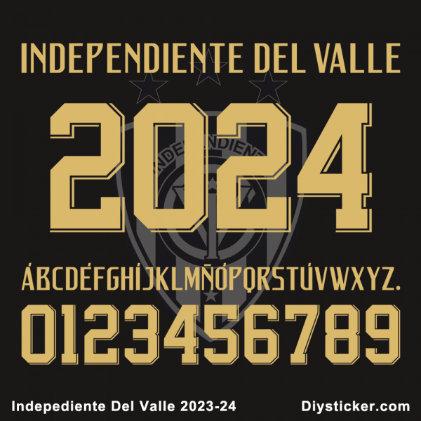 Independiente del Valle 2023-2024 Font