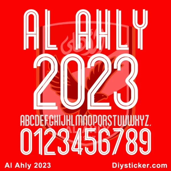 Al Ahly 2023 Font