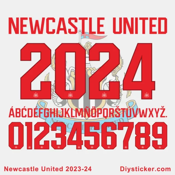Newcastle United 2023-24 Font Download