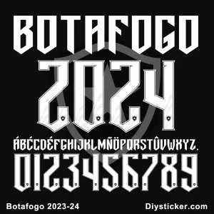 Botafogo 2023-24 Font Download