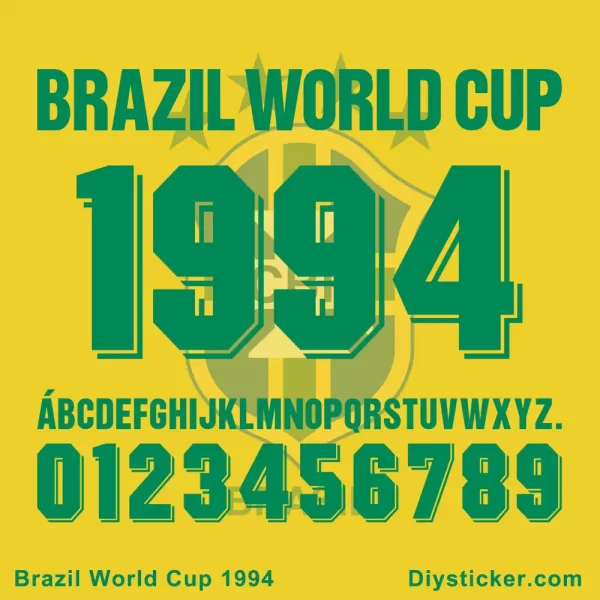 Brazil 1994 World Cup Font Download