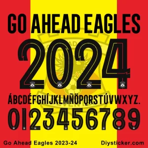 Go Ahead Eagles 2023-2024 Font Vector Download