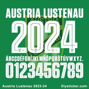 Austria Lustenau 2023-2024 Font