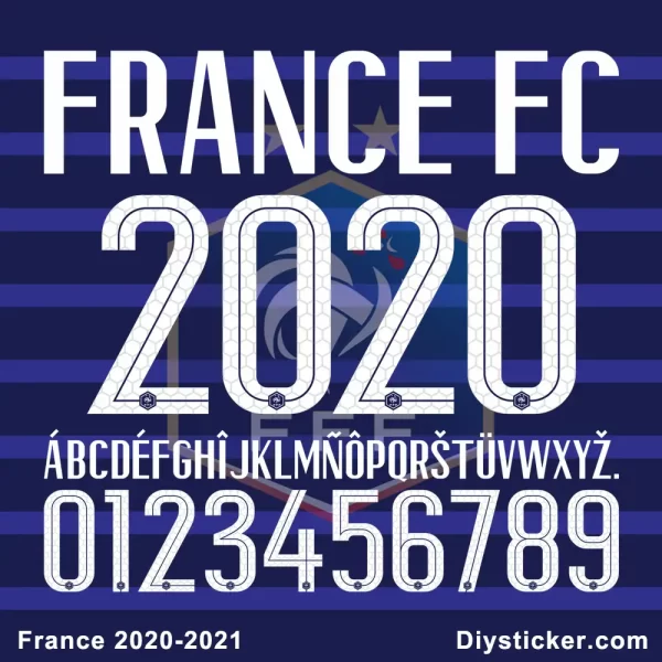 France 2020-2021 Font