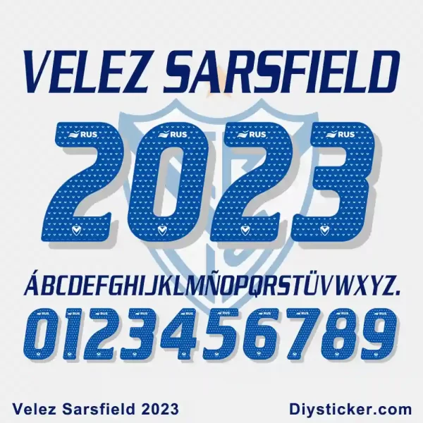 Velez Sarsfield 2023 Font Download