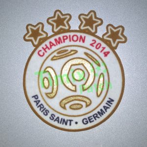 PARIS SAINT GERMAIN CHAMPIONS 2014 FOOTBALL PATCH PSG LIGUE SOCCER BADGE