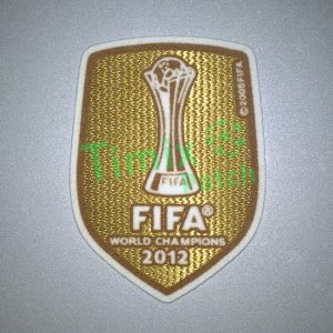 Corinthians World Champions 2012 FIFA Soccer Patch / HOME jersey Badges