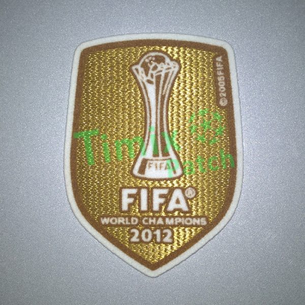 Corinthians World Champions 2012 FIFA Soccer Patch / HOME jersey Badges