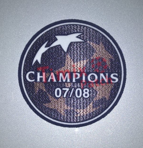 UEFA 07-08 Champion Winner Manchester United Patch / Badge