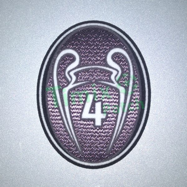 UEFA Champions League 4 Times Trophy Patch / Badge 2013-2014